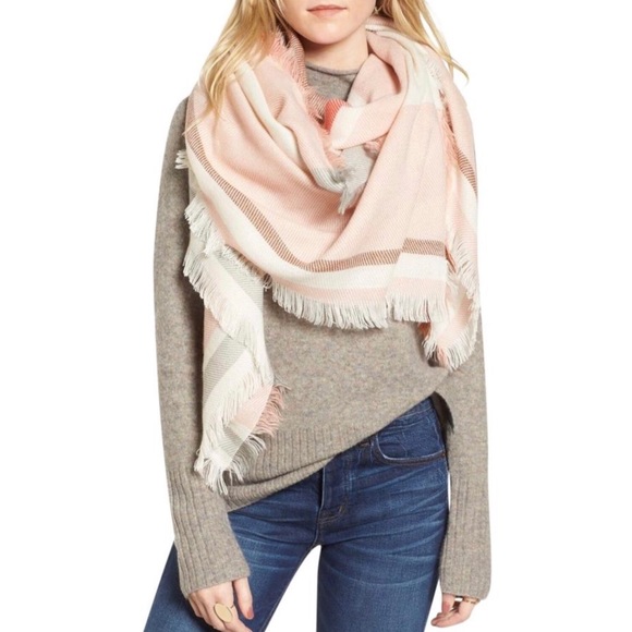 NWT Madewell Colorblock Blanket Scarf - Picture 3 of 6
